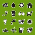 Ecology Icon Stock Photo