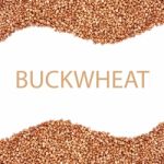 Buckwheat On A White Background Stock Photo