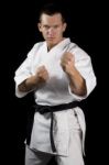 Karate Teacher Stock Photo