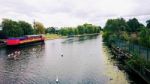 River Embankment In The Summer Stock Photo