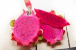 Fresh Dragon Fruit Stock Photo