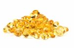 Fish Oil Capsules Stock Photo