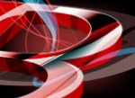 Abstract B Shapes Motion Graphics Scene Stock Photo