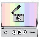 Video Player Stock Photo