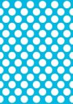 Blue Polka Dots Stock Photo