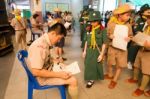 Student 9-10 Years Old, Scouts Work Together, Scout Camp In Pieamsuwan School Bangkok Thailand Stock Photo