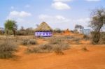 Farmland Landscape In Ethiopia Stock Photo