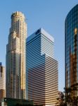 Los Angeles, California/usa - July 28 : Skyscrapers In The Finan Stock Photo