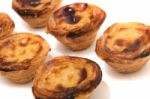 Famous Portuguese Egg Pastry Tart Stock Photo