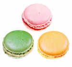 Colorful Macaroons Stock Photo