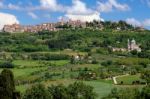 View Of Montepulciano Stock Photo