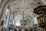 Interior View Of The Parish Church Of St. Georgen Stock Photo