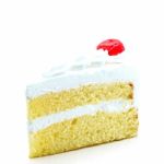 Cake Slice Isolated Stock Photo