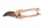 Old Salmon-colored Secateurs Stock Photo