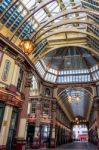 View Of Leadenhall Market Stock Photo