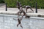 View Of The "first Generation" Sculpture By Chong Fah Cheong In Stock Photo