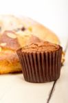 Sweet Bread Cake Selection Stock Photo