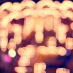 Colorful Abstract Background Of Blurred Lights With Bokeh Effect Stock Photo