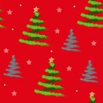 Christmas Seamless Pattern Stock Photo