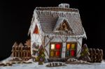 Gingerbread House Stock Photo