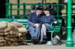 Wartime Romance Stock Photo