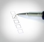 Checklist Stock Photo