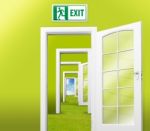 Exit Doorway To Heaven Stock Photo