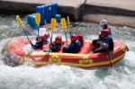 Water Sports At The Cardiff International White Water Centre Stock Photo