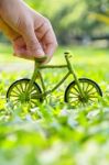 Eco Bicycle Stock Photo