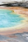 Grand Prismatic Spring Stock Photo