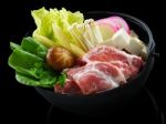 Sukiyaki Japanese Food Stock Photo