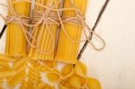 Bunch Of Italian Pasta Type Stock Photo