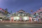 Lloyd G. Smith Boulevard In Oranjestad, Aruba Stock Photo