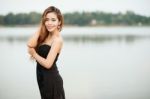 Asian Woman Portrait Photography Stock Photo