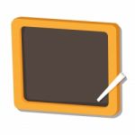 Isolated Of Black Board -  Illustration Stock Photo