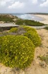 Beautiful Coastline Of Sagres Stock Photo