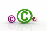 Copyright Symbol Stock Photo