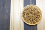 Unroasted Coffee Bean Stock Photo