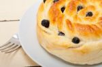 Blueberry Bread Cake Dessert Stock Photo