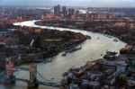 View From The Shard Stock Photo