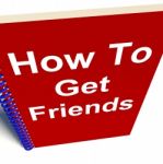 How To Get Friends On Notebook Represents Getting Buddies Stock Photo