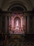 Interior View Of An Altar In The Church Of Notre Dame In Bordeau Stock Photo