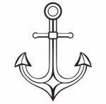 Anchor Icon Stock Photo