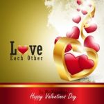 Red Love Heart, Valentines Day Concept Stock Photo