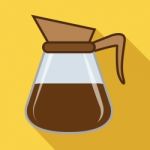 Brewed Coffee Icon Indicates Restaurant Roasted And Cafe Stock Photo