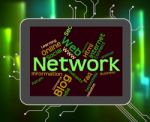 Network Word Represents Technology Computing And Web Stock Photo