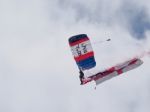 Royal Navy Parachute Team Stock Photo