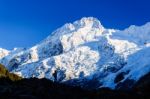 Hooker Valley Track,mount Cook, New Zealand Stock Photo