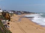 Albufeira, Southern Algarve/portugal - March 10 : View Of The Be Stock Photo