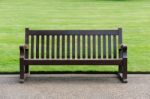 Bench In Park Stock Photo